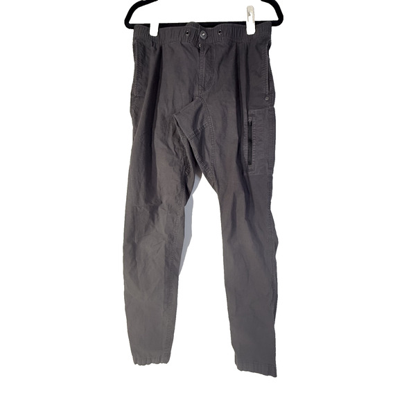 Vuori Jogger Pants Mens M Gray Elastic Waist Drawstring Athleisure Stretch - Picture 9 of 9
